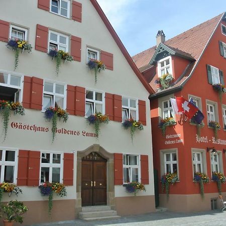 Hotel-Restaurant Goldenes Lamm Dinkelsbühl Dış mekan fotoğraf