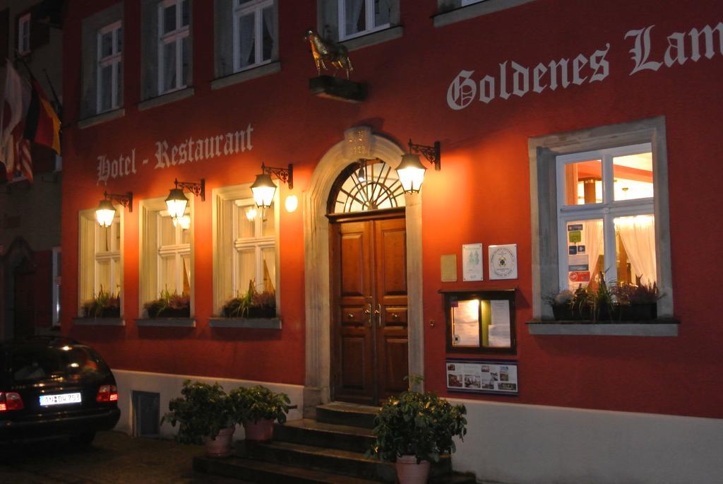 Hotel-Restaurant Goldenes Lamm Dinkelsbühl Dış mekan fotoğraf